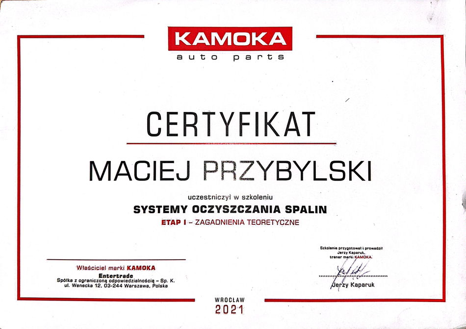 systemy oczyszczania spalin